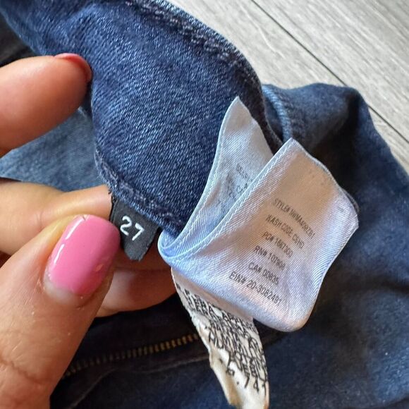 Hudson Natalie Mid Rise Super Skinny Jeans Womens 27 Inch Waist Blue Denim Zip - Picture 9 of 15